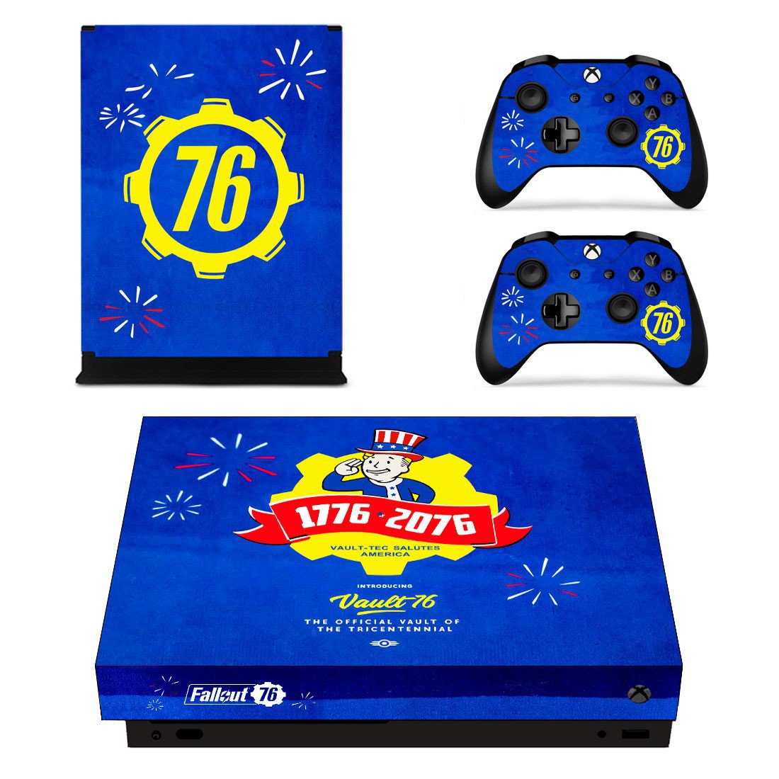 Fallout 76 Decal Skin Sticker For Xbox One X Console And Controllers