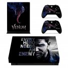 Venom decal skin sticker for Xbox One X console and controllers