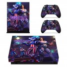 Fortnite decal skin sticker for Xbox One X console and controllers