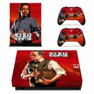 Red Dead Redemption 2 decal skin sticker for Xbox One X console and controllers
