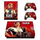 Red Dead Redemption 2 decal skin sticker for Xbox One X console and controllers