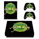 Rick and Morty decal skin sticker for Xbox One X console and controllers