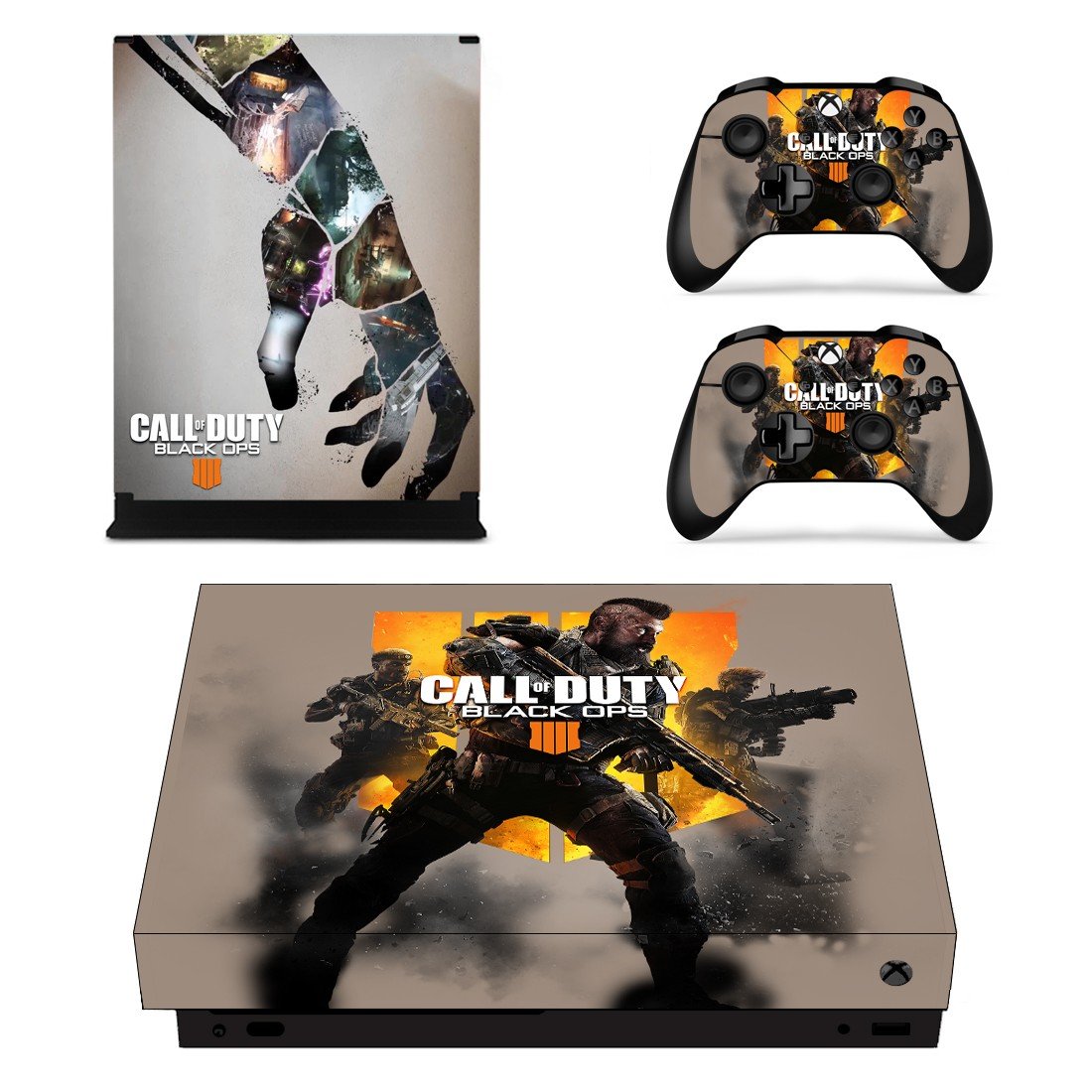 Call of Duty Black ops 4 decal skin sticker for Xbox One X console and controllers