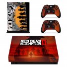Red Dead Redemption 2 decal skin sticker for Xbox One X console and controllers