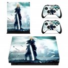 Final Fantasy 7 decal skin sticker for Xbox One X console and controllers