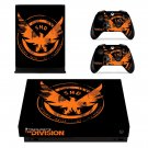 Tom Clancy's The Division decal skin sticker for Xbox One X console and controllers