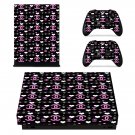Chanel Rouge Coco decal skin sticker for Xbox One X console and controllers
