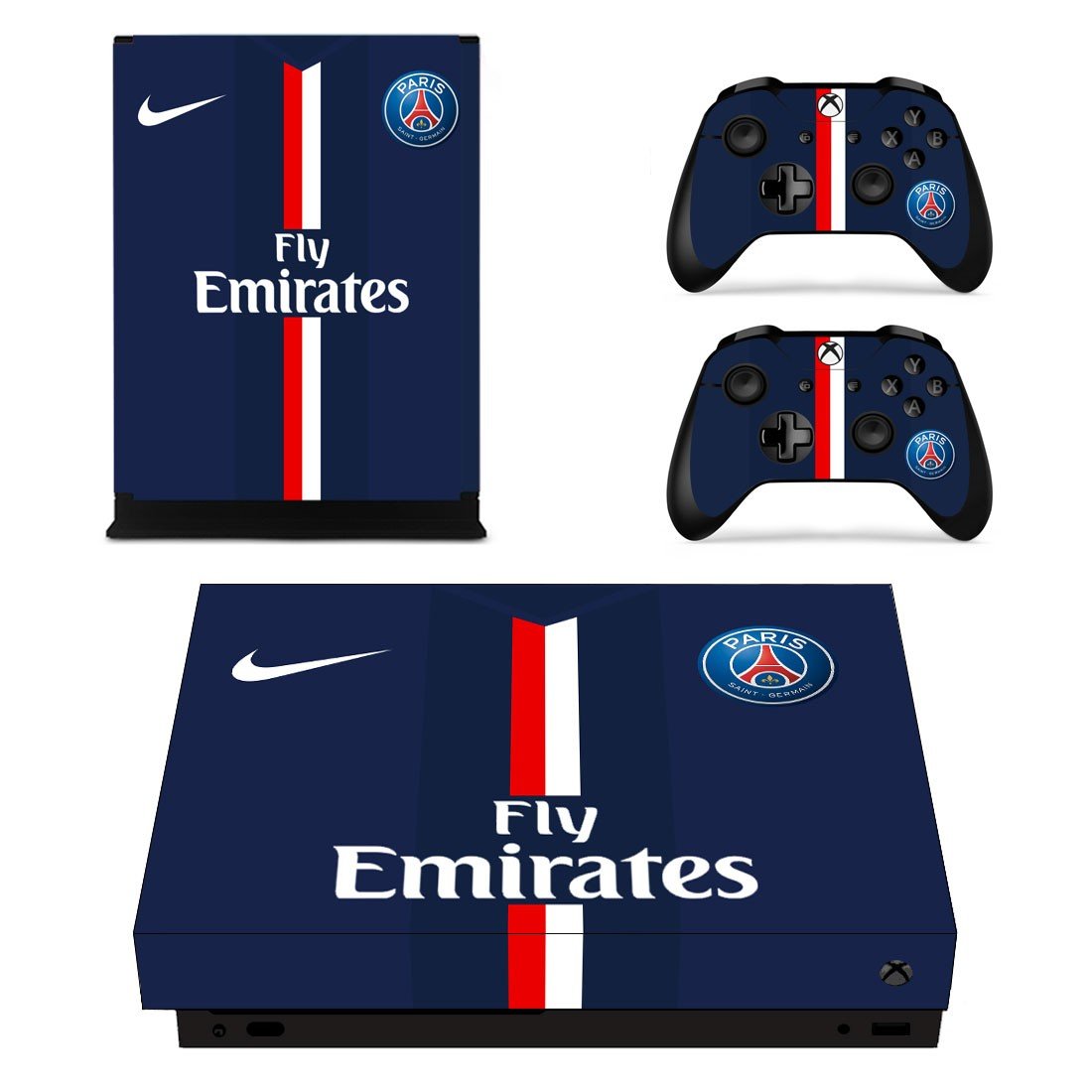 Fly Emirates decal skin sticker for Xbox One X console and controllers