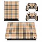 Tartan decal skin sticker for Xbox One X console and controllers