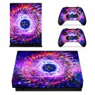 Floral Stars decal skin sticker for Xbox One X console and controllers