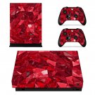 Tech wallpaper decal skin sticker for Xbox One X console and controllers