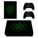 Tech wallpaper decal skin sticker for Xbox One X console and controllers