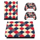 Square tiles decal skin sticker for Xbox One X console and controllers