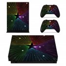 Pentagram decal skin sticker for Xbox One X console and controllers