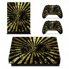 Pentagram decal skin sticker for Xbox One X console and controllers