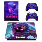 Fortnite decal skin sticker for Xbox One X console and controllers