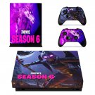 Fortnite decal skin sticker for Xbox One X console and controllers
