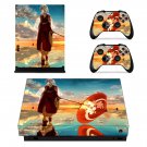 Anime water umbrella decal skin sticker for Xbox One X console and controllers