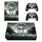 Grim Reaper decal skin sticker for Xbox One X console and controllers