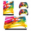 Painted Picture decal skin sticker for Xbox One X console and controllers