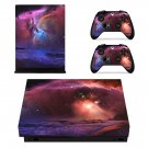 Space scene decal skin sticker for Xbox One X console and controllers