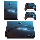 Galaxy Planet decal skin sticker for Xbox One X console and controllers