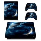 Galaxy Planet decal skin sticker for Xbox One X console and controllers