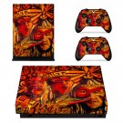 Ortega maila decal skin sticker for Xbox One X console and controllers