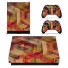 Tech wallpaper decal skin sticker for Xbox One X console and controllers