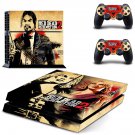 Red Dead Redemption 2 decal skin sticker for PS4 console and controllers