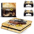 Fallout 76 decal skin sticker for PS4 console and controllers