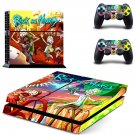 Rick and Morty decal skin sticker for PS4 console and controllers