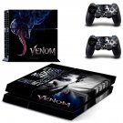 Venom decal skin sticker for PS4 console and controllers