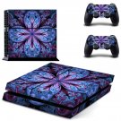 Floral Leaf decal skin sticker for PS4 console and controllers