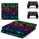 Pentagram light decal skin sticker for PS4 console and controllers