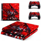 Metal Structure decal skin sticker for PS4 console and controllers