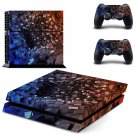 Tech wallpaper decal skin sticker for PS4 console and controllers