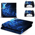 Tech wallpaper decal skin sticker for PS4 console and controllers
