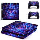 Tech wallpaper decal skin sticker for PS4 console and controllers
