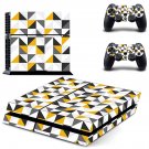 Traingle wallpaper decal skin sticker for PS4 console and controllers