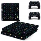 Tech wallpaper decal skin sticker for PS4 console and controllers