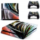 Agave Plants decal skin sticker for PS4 console and controllers