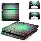 Tech wallpaper decal skin sticker for PS4 console and controllers