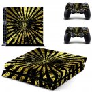 Pentagram decal skin sticker for PS4 console and controllers