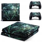 Galaxy stars decal skin sticker for PS4 console and controllers