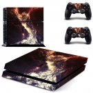 Space scene decal skin sticker for PS4 console and controllers