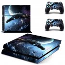 Tech wallpaper decal skin sticker for PS4 console and controllers