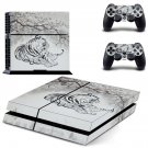 Tiger Clipart decal skin sticker for PS4 console and controllers