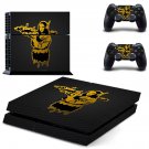 Mona lisa with bazooka decal skin sticker for PS4 console and controllers
