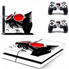 Cat Woman decal skin sticker for PS4 console and controllers